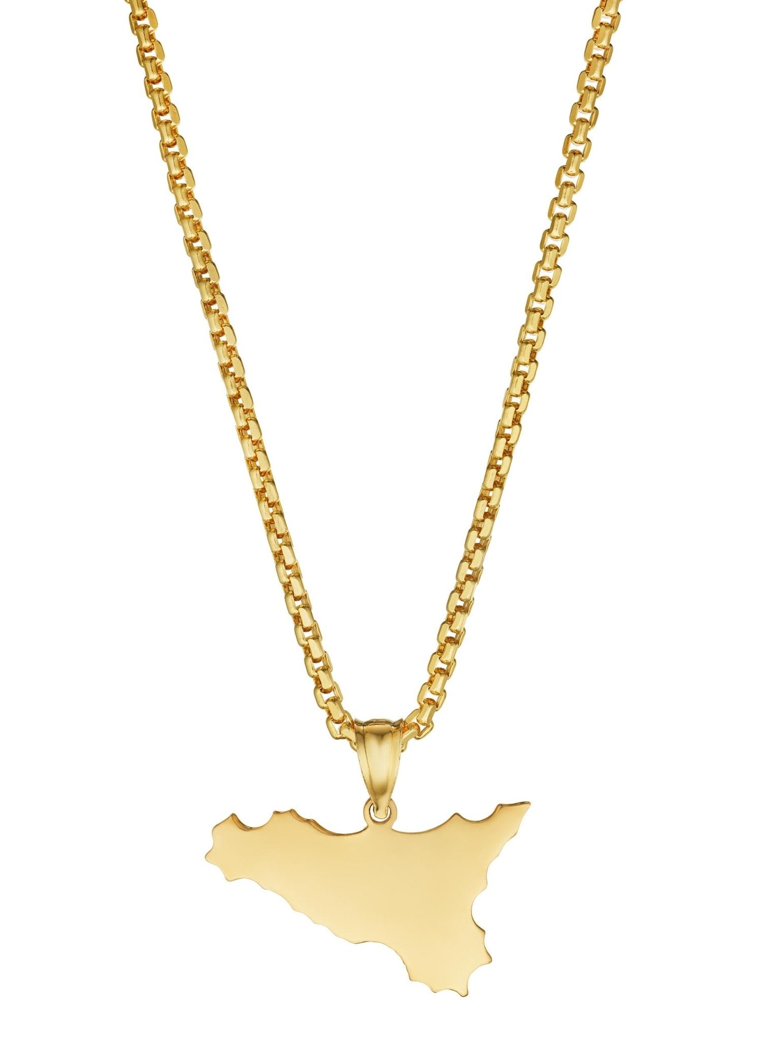 14K Yellow Gold Sicily Pendant – Tivoli Jewelers