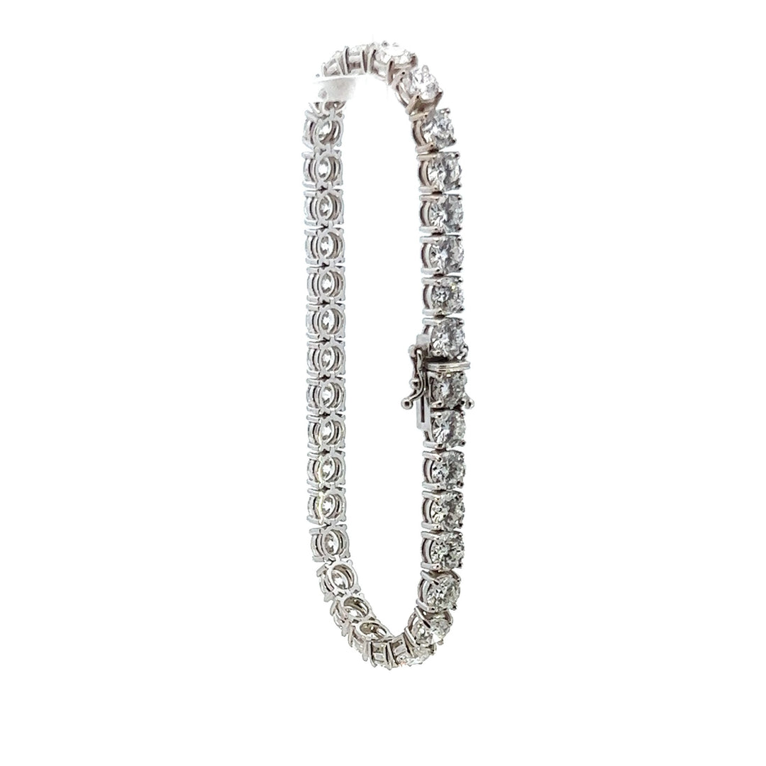 14k White Gold Diamond Bracelet - Tivoli Jewelers