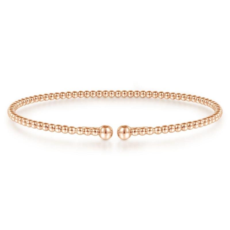 Gabriel & Co. 14k Rose Gold Bujukan Bangle Bracelet - Tivoli Jewelers