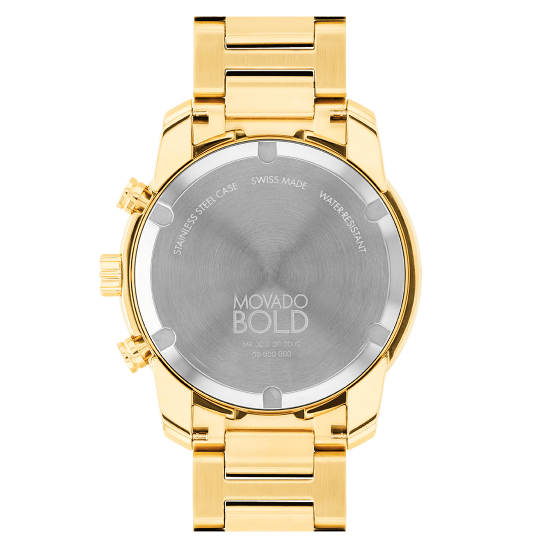 Movado BOLD Verso Gold Dial - Tivoli Jewelers