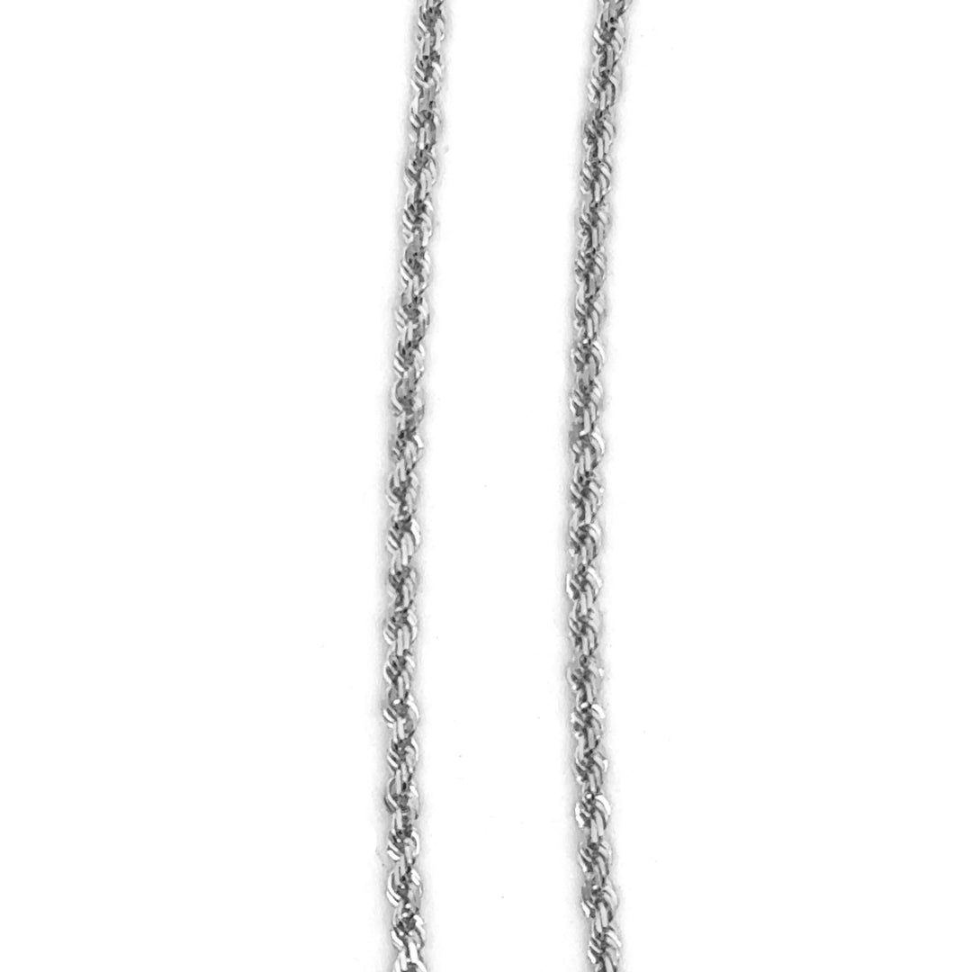Classic Diamond Cut Rope Chain 14 Karat