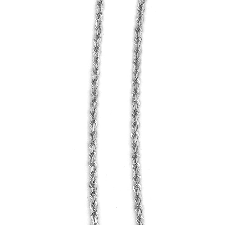 Classic Diamond Cut Rope Chain 14 Karat