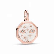 Pandora ME Sparkling Eyes Medallion Charm 783036C01 - Tivoli Jewelers