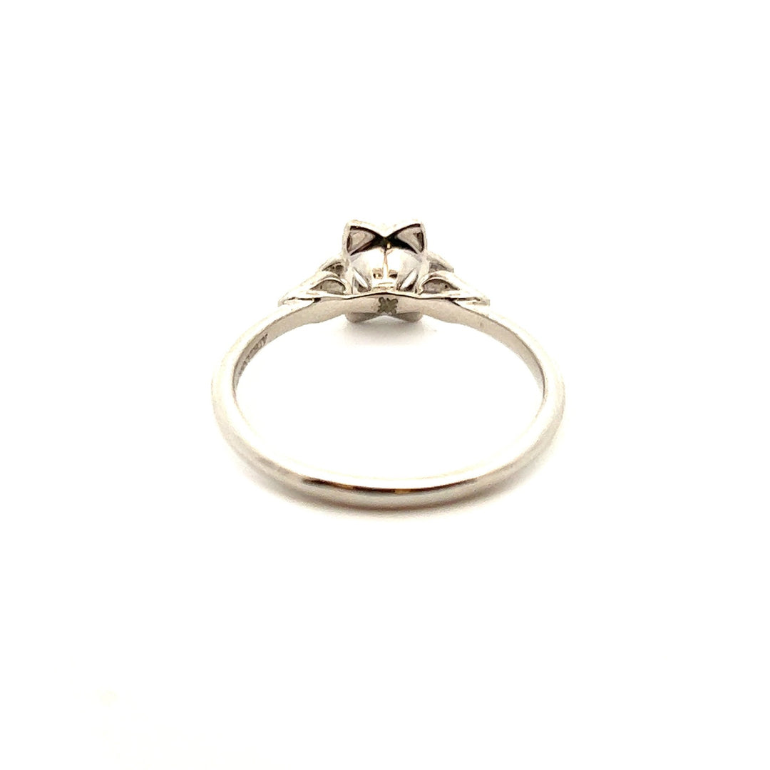 14K White Gold Diamond Promise Ring - Tivoli Jewelers