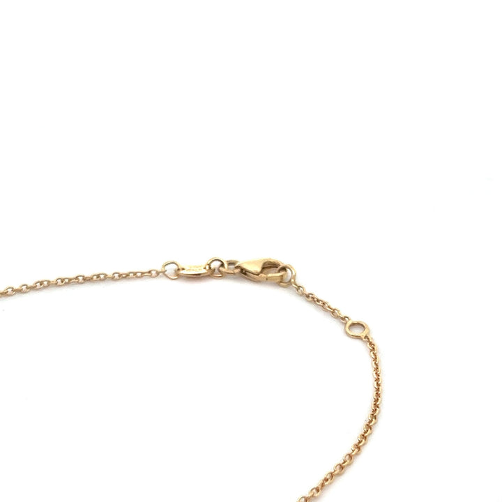 14k Yellow Gold Silver Enamel Charm Bracelet - Tivoli Jewelers