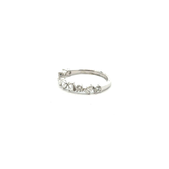 18K White Gold Multi-Shape Diamond Ring - Tivoli Jewelers
