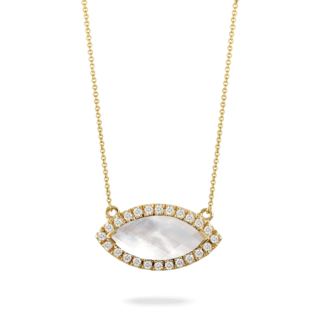 Doves by Doron Paloma Clear Quartz Necklace - Tivoli Jewelers