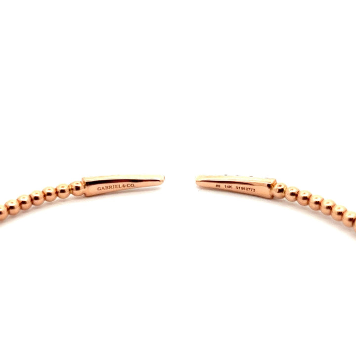 Gabriel & Co. 14k Rose Gold Bujukan Spiked Bracelet - Tivoli Jewelers