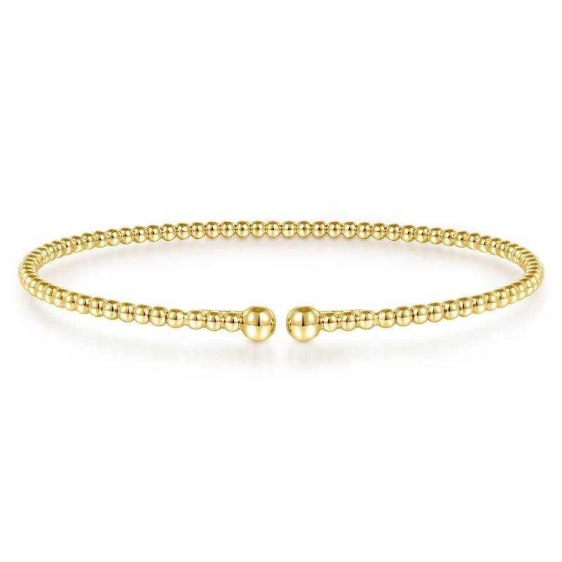 Gabriel & Co. 14k Yellow Gold Bujukan Bangle Bracelet - Tivoli Jewelers