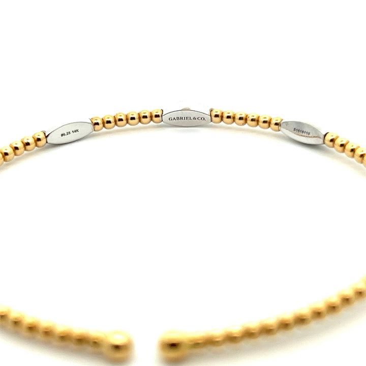 Gabriel & Co. 14k Yellow Gold Bujukan Marquise Bracelet - Tivoli Jewelers