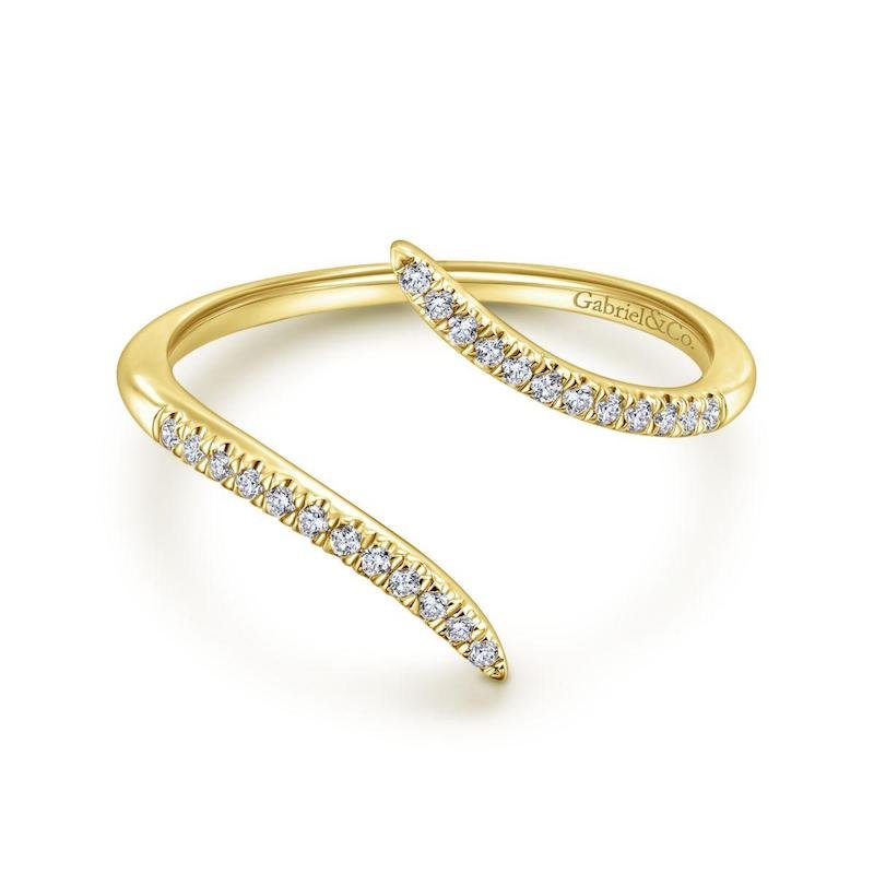 Gabriel & Co. 14k Yellow Gold Kaslique Diamond Ring - Tivoli Jewelers