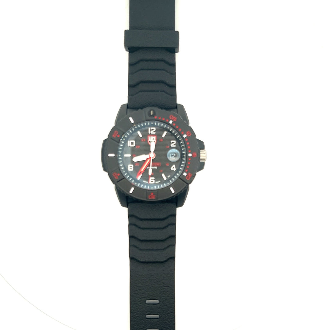 Luminox Navy Seal 45MM QTZ Black Dial Rubber Strap Men's Watch XS.3615 - Tivoli Jewelers