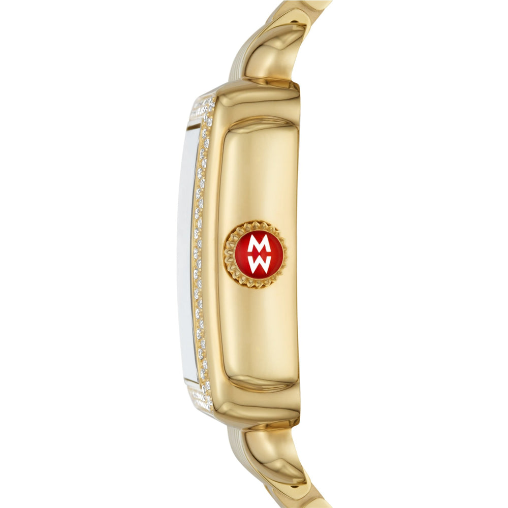 Michele Deco Madison Mid 18K Gold Diamond Watch - Tivoli Jewelers