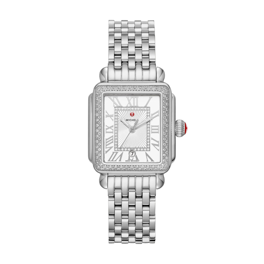Michele Deco Madison Stainless Diamond Watch - Tivoli Jewelers