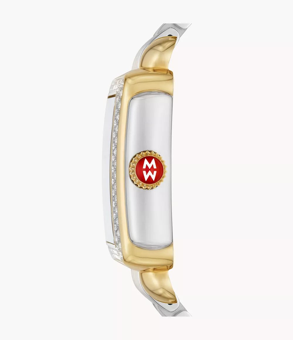 Michele Deco Madison Two-Tone 18K Gold-Plated Diamond Watch - Tivoli Jewelers