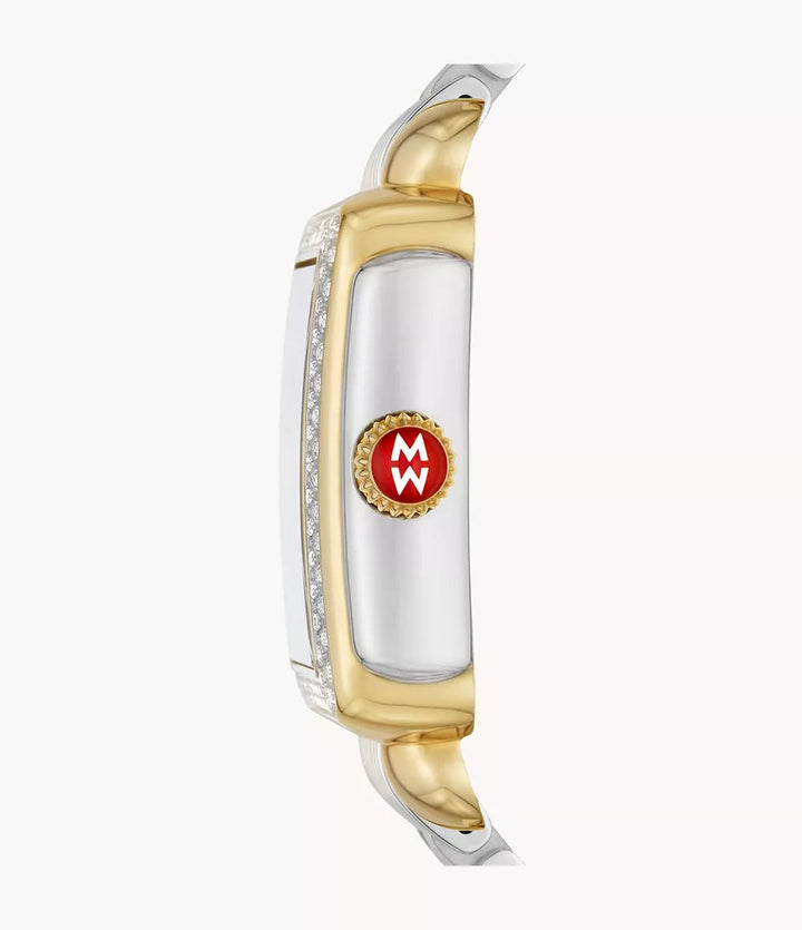 Michele Deco Madison Two-Tone 18K Gold-Plated Diamond Watch - Tivoli Jewelers