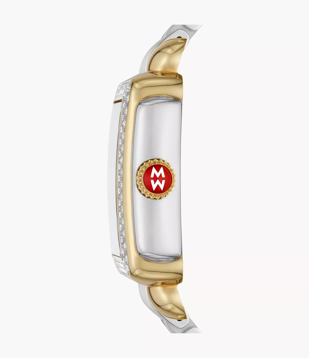 Michele Deco Madison Two-Tone 18k Gold-Plated Diamond Watch - Tivoli Jewelers