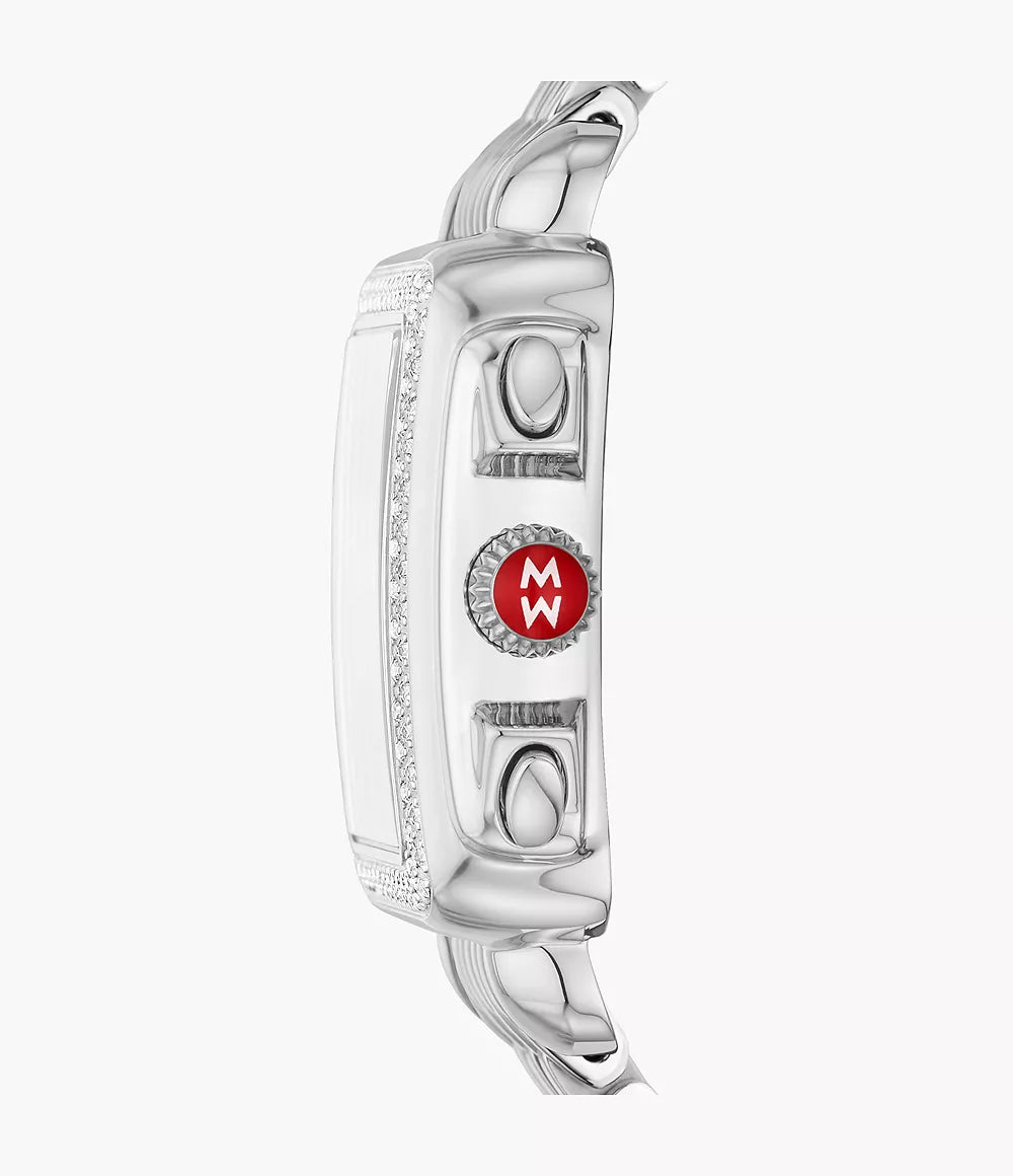 Michele Deco Stainless Diamond Watch – Tivoli Jewelers