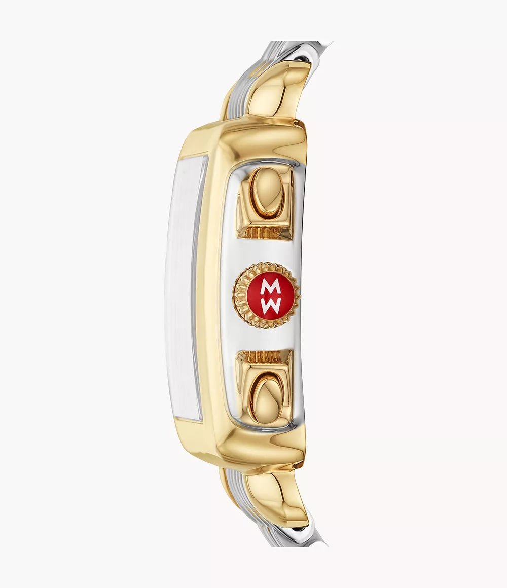 Michele Deco Two-Tone 18K Gold Diamond Dial Watch - Tivoli Jewelers