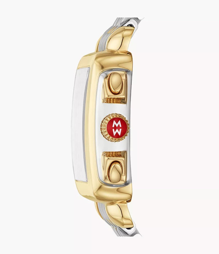 Michele Deco Two-Tone 18K Gold Diamond Dial Watch - Tivoli Jewelers