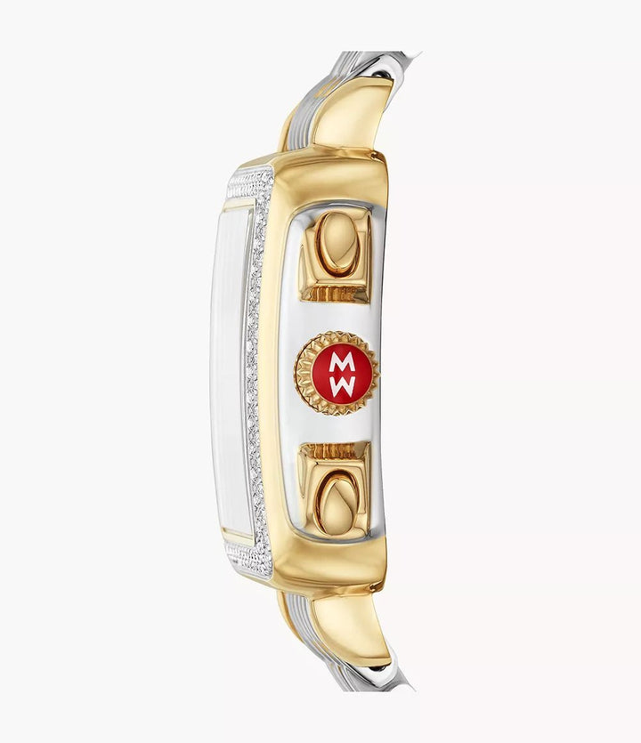 Michele Deco Two-Tone 18K Gold-Plated Diamond Watch - Tivoli Jewelers