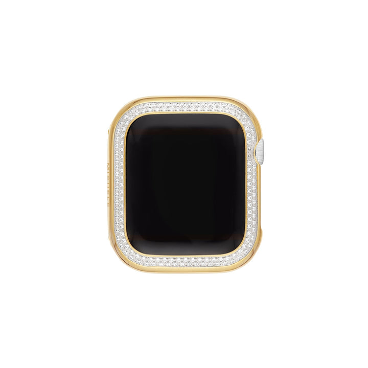 Michele Series 7 and 8 41MM Diamond Case For Apple Watch in 18K Gold-Plated - Tivoli Jewelers