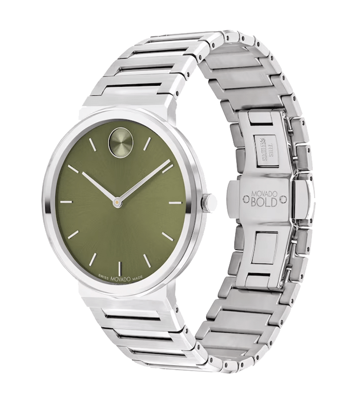 Movado BOLD Horizon Green Dial Watch - Tivoli Jewelers
