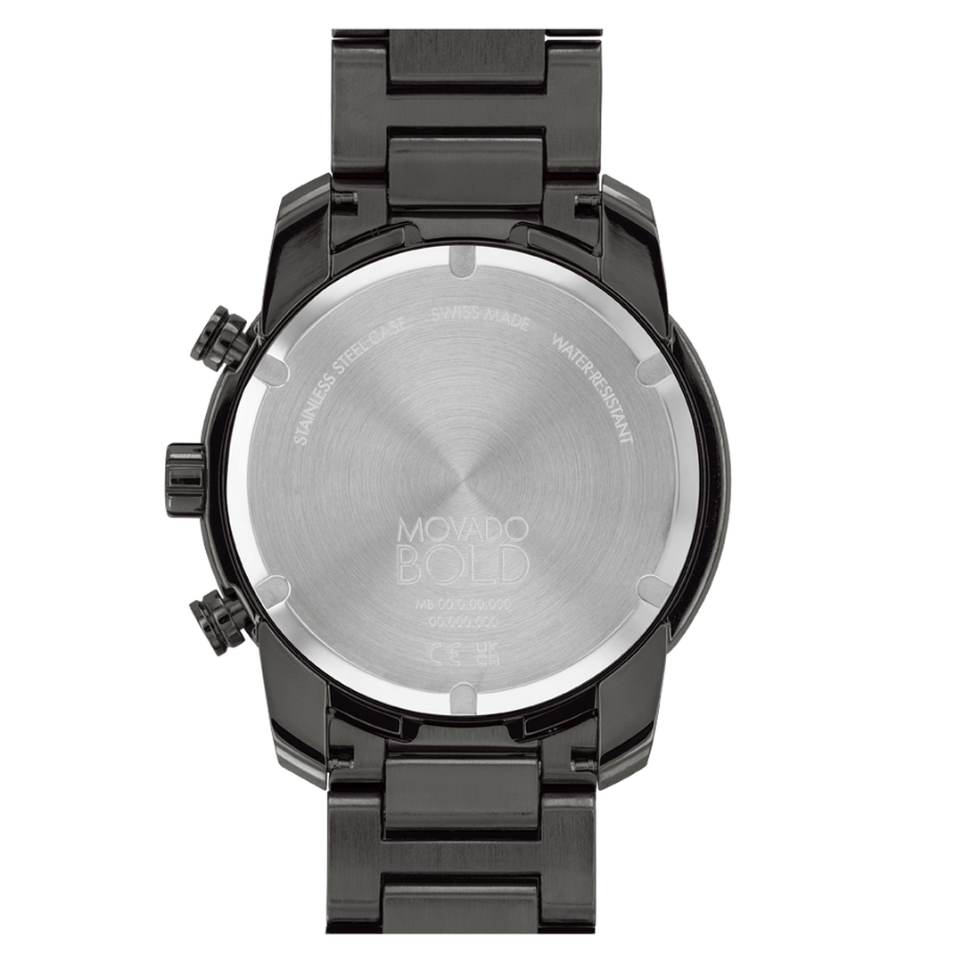 Movado BOLD Verso Gunmetal Dial – Tivoli Jewelers
