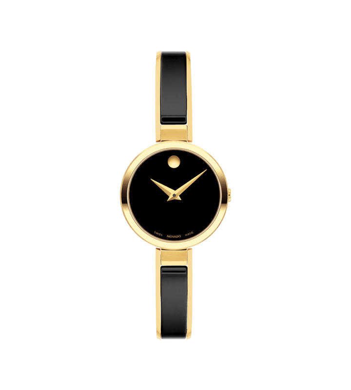 Movado Moda Bangle Watch with Black Dial - Tivoli Jewelers