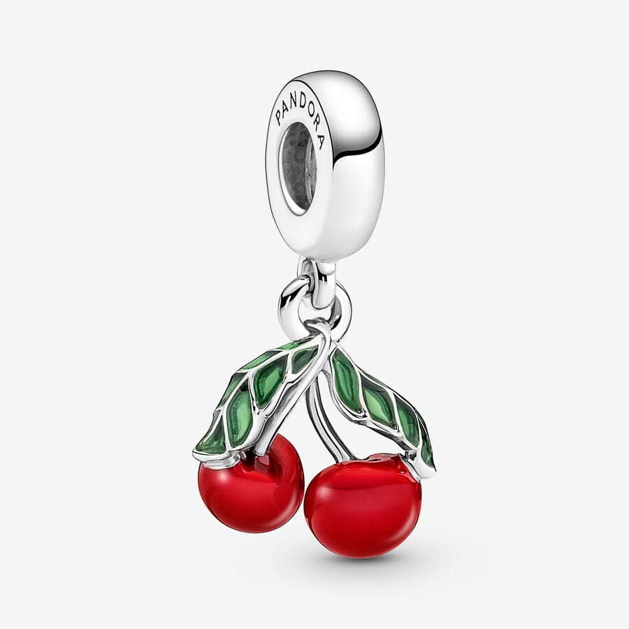 Pandora Asymmetrical Cherry Fruit Charm - Tivoli Jewelers