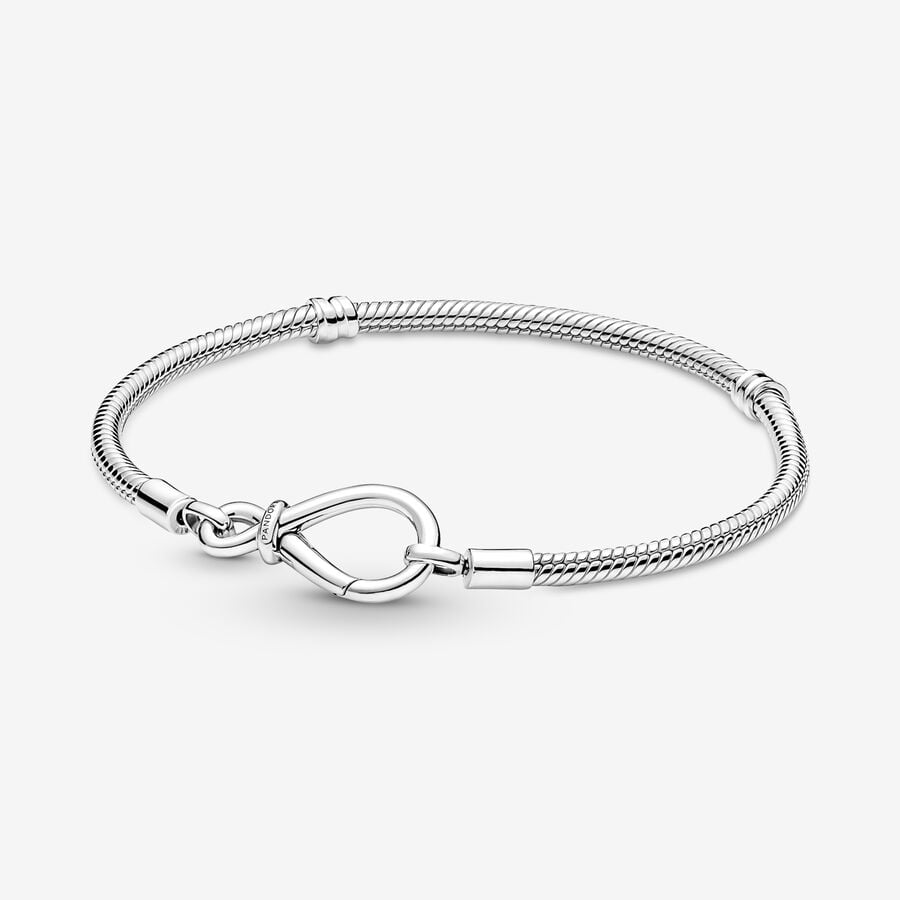 Pandora Moments Infinity Knot Snake Chain Bracelet - Tivoli Jewelers