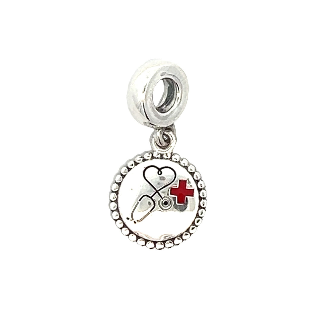 Pandora Nurse Stethascope Hanging Charm ENG791169_45 - Tivoli Jewelers