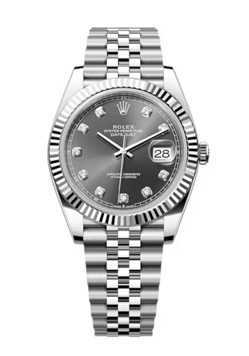 Pre-Owned Rolex Steel and White Gold Datejust with Diamond Dial - Tivoli Jewelers