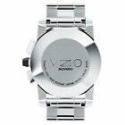 Vizio Anthracite Grey With Index Stainless Steel Swiss Quartz Chronograph Movement Link Bracelet (0607544) - Tivoli Jewelers